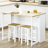 easycomfort easycomfort tavolo da bar moderno in mdf per 2 persone con 4 ripiani aperti e armadietto 116x79 5x91 cm
