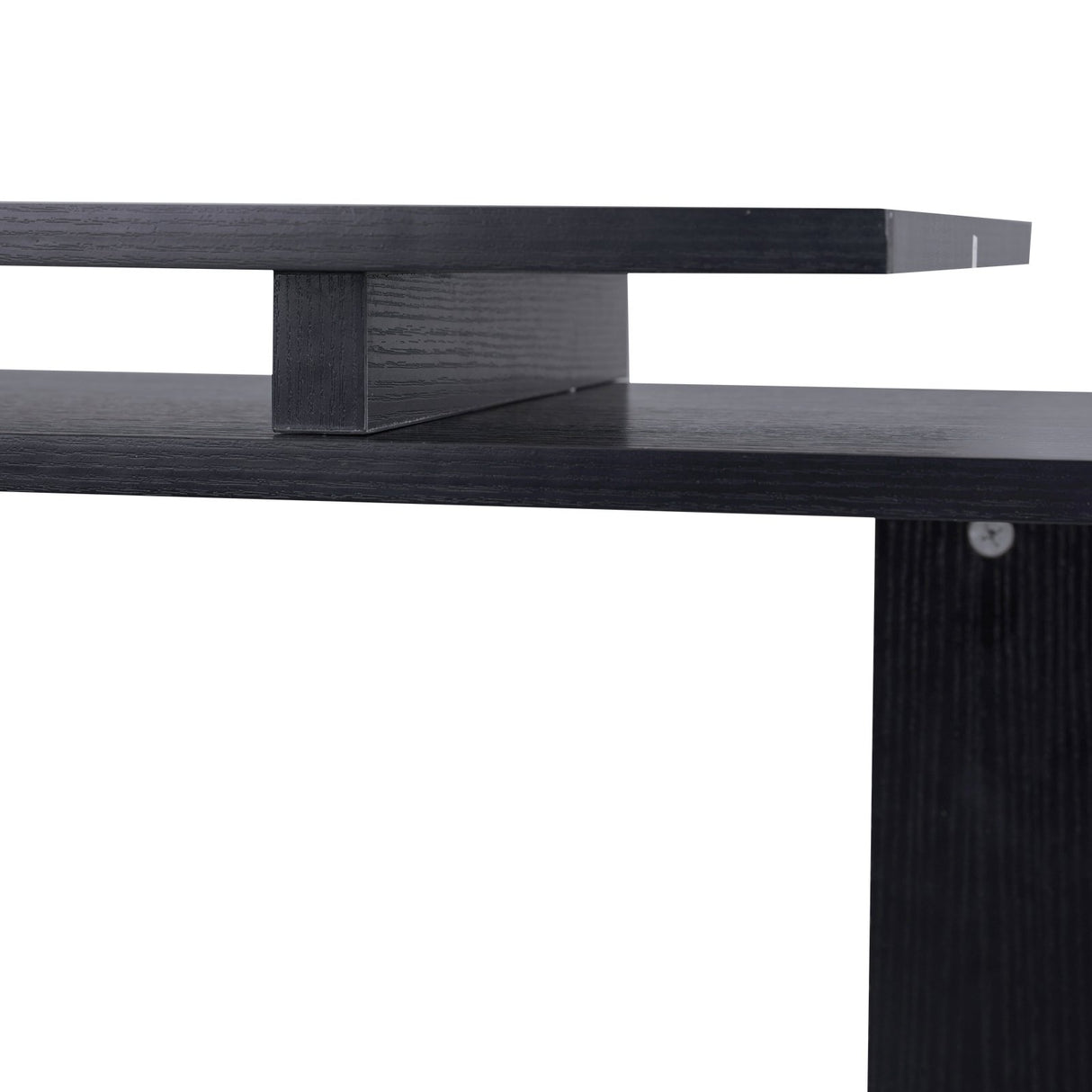 easycomfort easycomfort scrivania angolare per computer con scaffali girevole a 360forma l in legno ean 8054111846684