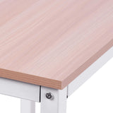easycomfort easycomfort scrivania angolo spaziosa in legno e metallo rovere e bianco ean 8054144134208