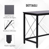 easycomfort easycomfort scrivania spaziosa nera e finitura in rovere perfetta postazione da lavoro per casa e ufficio a forma di l con soluzione angolare finitura in rovere 150x150x76cm nera ean 8054144134499