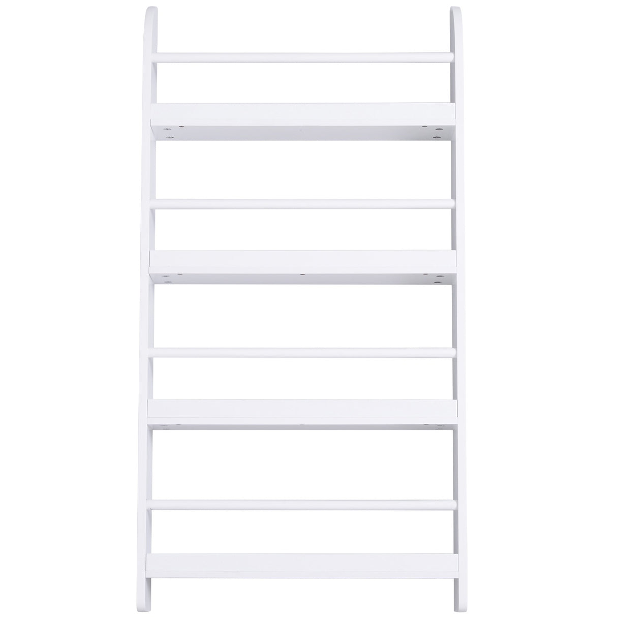 easycomfort easycomfort libreria da parete con 4 ripiani in legno bianco impermeabile carico massimo 30kg 59cm x 12cm x 113cm ean 8054111841955
