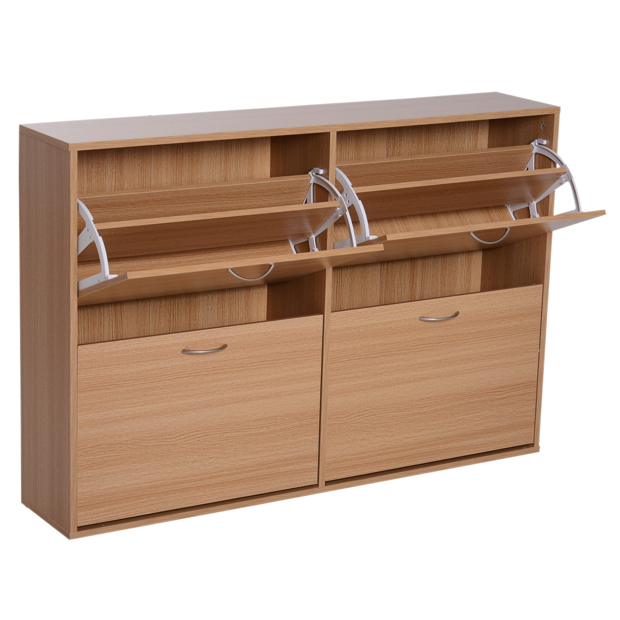 easycomfort easycomfort scarpiera salvaspazio capacita 24 ingresso e camera da letto legno 120x24x81cm