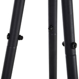 easycomfort easycomfort appendiabiti ad albero con 2 ripiani nero e marrone in metallo e legno ean 8054111843195
