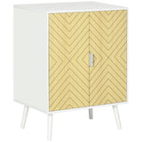 easycomfort easycomfort credenza moderna in legno mobiletto multiuso con ripiani per soggiorno camera o ingresso con 2 antine e mensola regolabile 60x40x80cm
