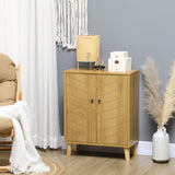 easycomfort easycomfort mobile multiuso stile vintage in legno con due ripiani interni 60x30x76cm