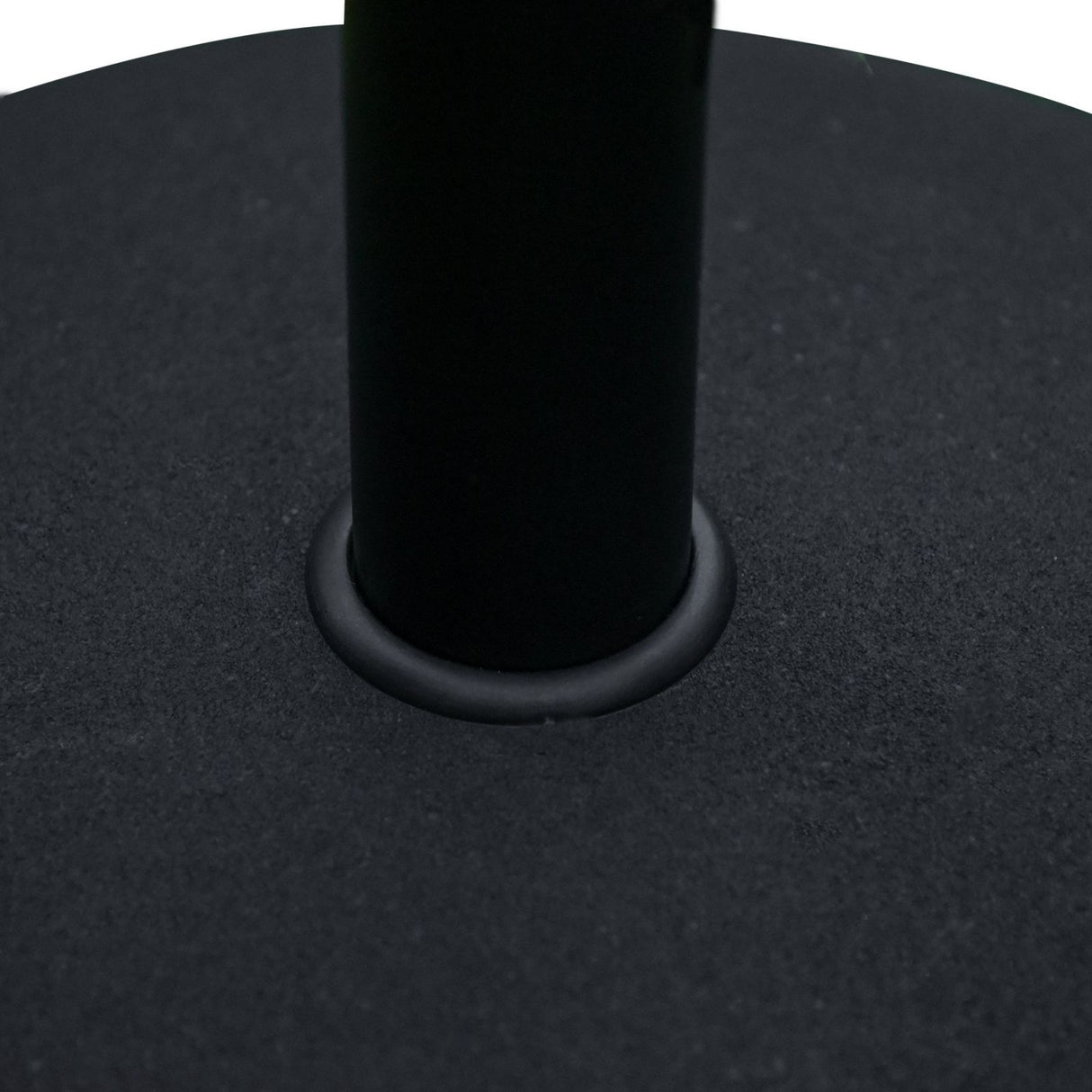 easycomfort easycomfort base per ombrellone da giardino in cemento per ombrelloni con palo di 35mm 38mm 48mm nero 50x37cm