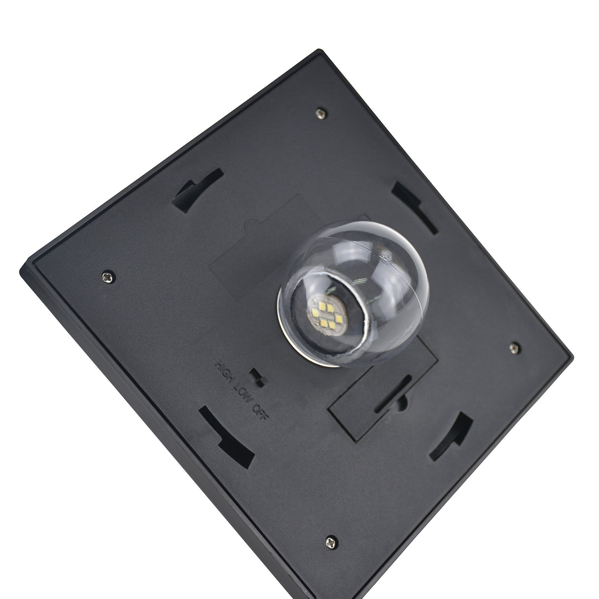 easycomfort easycomfort lampione da giardino led a pannelli solari nero 160cm