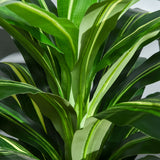 easycomfort easycomfort pianta tropicale decorativa dracena finta in plastica con vaso
