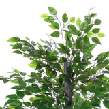 easycomfort easycomfort albero baniano artificiale pianta finta interno ed esterno alta 145cm