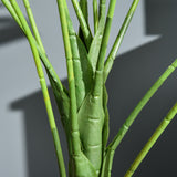 easycomfort easycomfort monstera artificiale 13 foglie e vaso alta 85cm per interno ed esterno