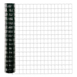 easycomfort easycomfort rete di recinzione in acciaio e pvc per spazi esterni rotolo da 25m e altezza 1 7m verde