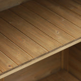easycomfort casetta da giardino in legno di abete con tetto in bitume impermeabile 87x46.5x96.5cm