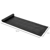 easycomfort easycomfort telo nero pacciamatura 50x2m per orto serra giardino drenante e traspirante con quadrettatura