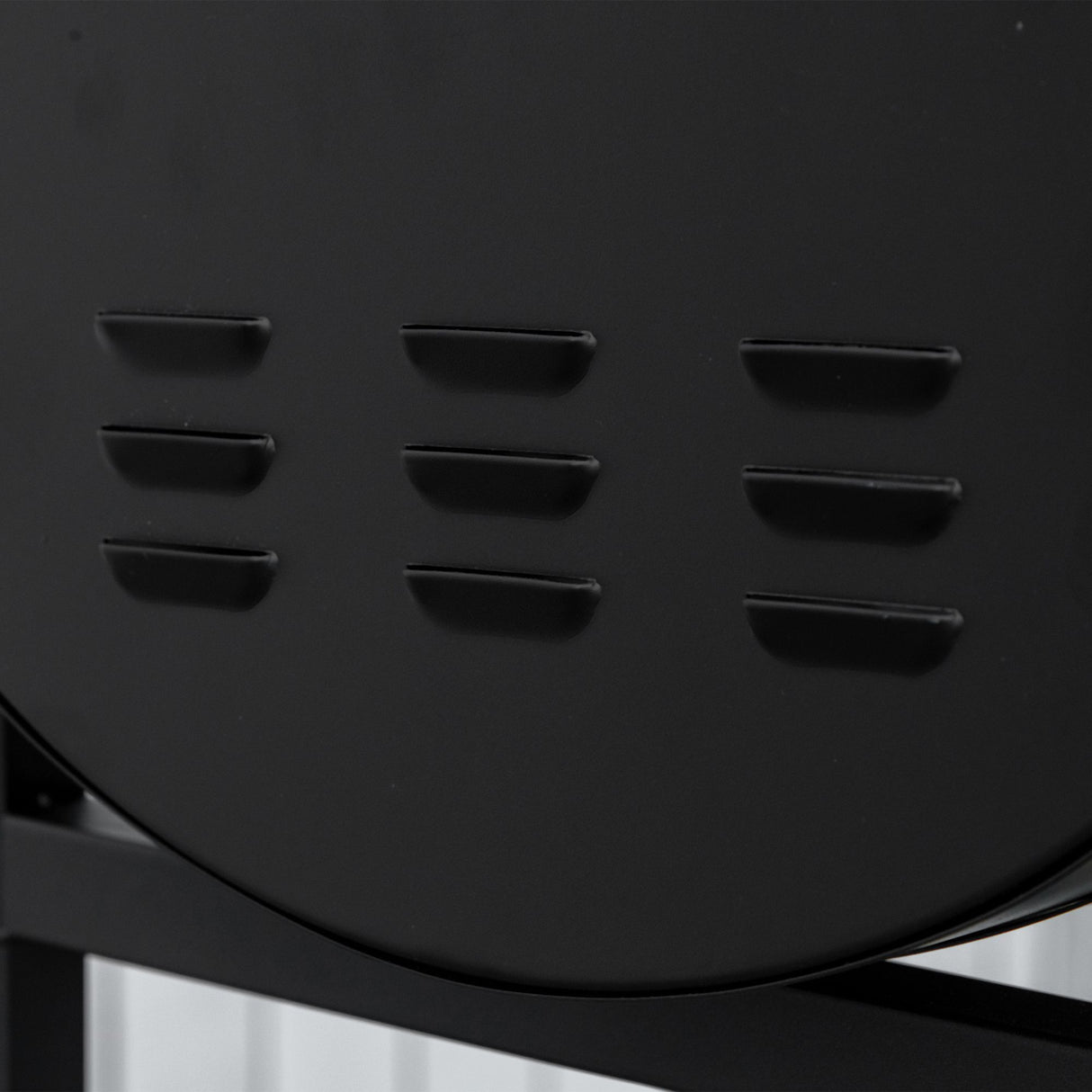 easycomfort easycomfort barbecue in acciaio con 2 griglie indipendenti nero 90cm x 45cm x 96cm