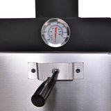 easycomfort easycomfort forno per pizza barbecue a carbonella in acciaio inox 50x36x160cm