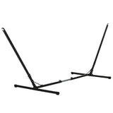 easycomfort easycomfort supporto struttura portante per amaca regolabile max. 150 kg nero 308 380x108x120cm