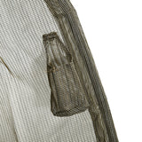 easycomfort easycomfort poltrona sospesa 2 posti per giardino e casa con struttura in acciaio e cuscino 132x126x172cm