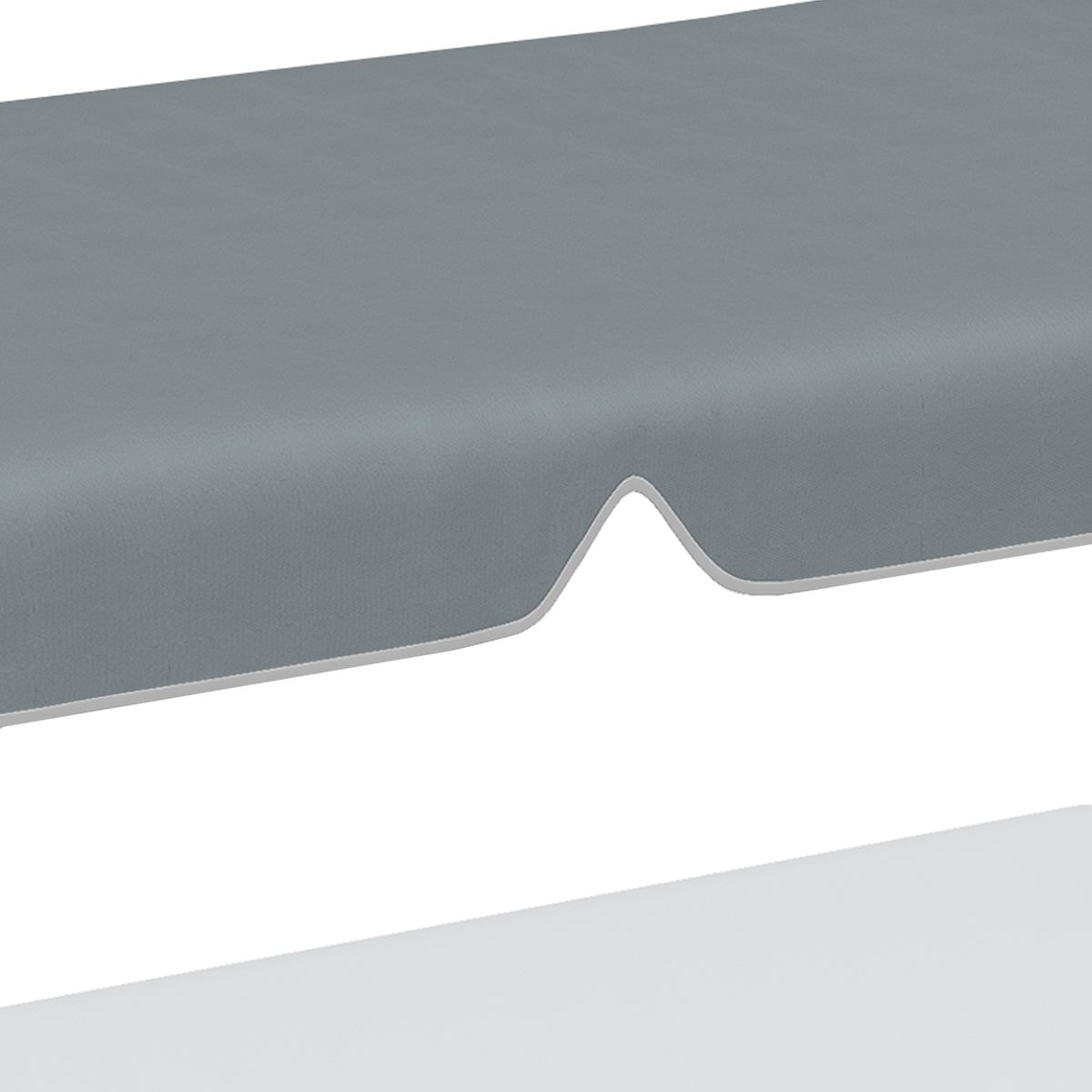 easycomfort tettuccio di ricambio per dondolo in poliestere con protezione uv50+ 192x144cm grigio scuro