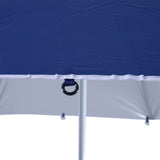 easycomfort easycomfort ombrellone da spiaggia tenda parasole 2 in 1 protezione uv 50 in poliestere ferro con borsa di trasporto