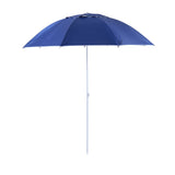 easycomfort easycomfort ombrellone da spiaggia tenda parasole 2 in 1 protezione uv 50 in poliestere ferro con borsa di trasporto