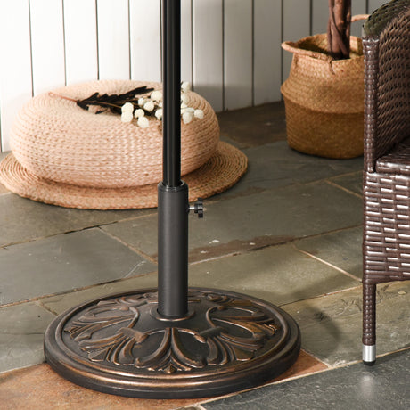 easycomfort easycomfort base per ombrellone per palo da 35mm 38mm 48mm peso 13kg da giardino