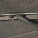 easycomfort easycomfort ombrellone da giardino e terrazza 2 5x2 5 m con manovella 18 stecche e testa inclinabile grigio scuro