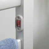 easycomfort scaldasalviette elettrico da 140w a 6 barre con temperatura 45 c 55 c in alluminio 69x36x90 cm argento