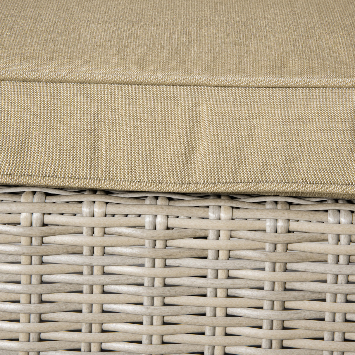 easycomfort set mobili da giardino 4 pezzi in rattan pe salotto da esterno con 1 divano 2 poltrone 1 tavolino e cuscini rimovibili e lavabili kaki e beige