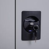 easycomfort easycomfort armadietto mobile ripiano regolabile chiusura di sicurezza per casa ufficio garage acciaio 80x40x92 5cm grigio ean 8054111848473