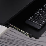 easycomfort easycomfort scrivania gaming per casa o ufficio angolare e salvaspazio con ripiano tastiera estraibile 165x145x86 5cm nera ean 8054111848558