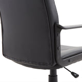easycomfort easycomfort sedia da ufficio ergonomica e girevole poltrona da ufficio con altezza regolabile in similpelle 606090 99cm nero ean 8055776910000