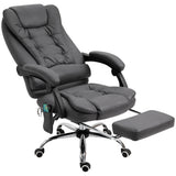 easycomfort easycomfort poltrona da ufficio massaggiante e reclinabile con riscaldamento e altezza regolabile grigio