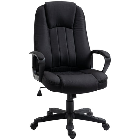 easycomfort easycomfort poltrona da ufficio massaggiante ad altezza regolabile 60x74x106 116cm nera