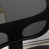easycomfort easycomfort sedia da ufficio ad altezza regolabile con braccioli rotelle e seduta imbottita 60x56x110 132 cm nera