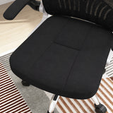 easycomfort easycomfort sedia da ufficio con poggiatesta e altezza regolabili tessuto a rete e braccioli ribaltabili nero