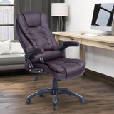 easycomfort easycomfort poltrona massaggiante da ufficio ad altezza regolabile con 6 punti massaggianti in pu 62x68x111 121 cm marrone ean 8054144134024