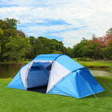 easycomfort easycomfort tenda da campeggio per 6 persone 460 230 195cm