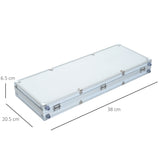 easycomfort valigetta poker professionale in alluminio set con 300 fiches e 2 mazzi per texas hold em e blackjack