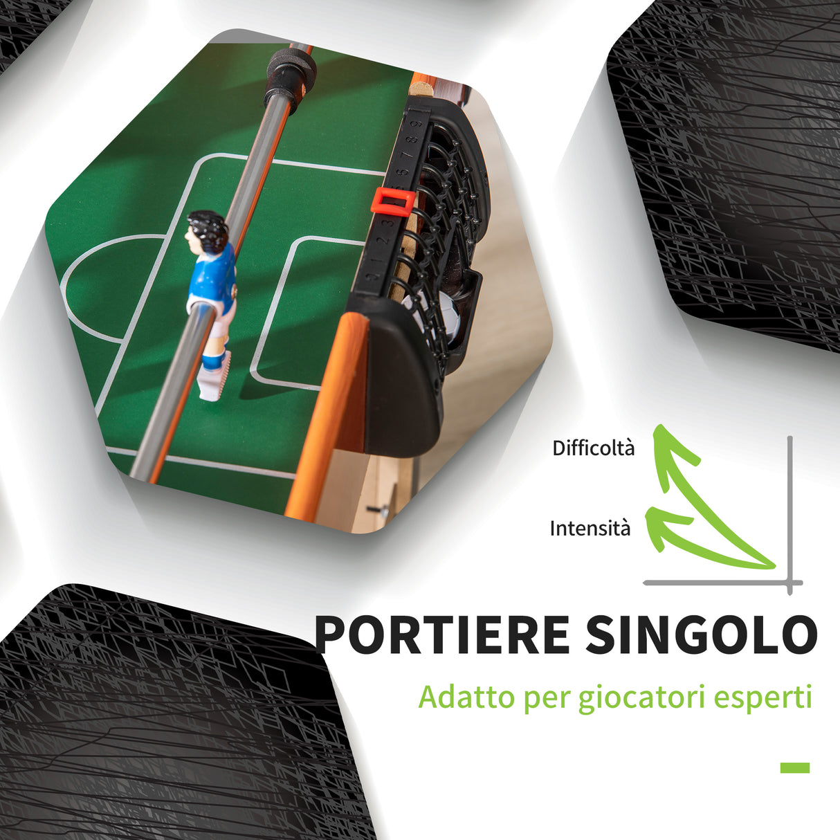 easycomfort biliardino calcio balilla per bambini con manopole antiscivolo segnapunti e palline 118x104x69cm
