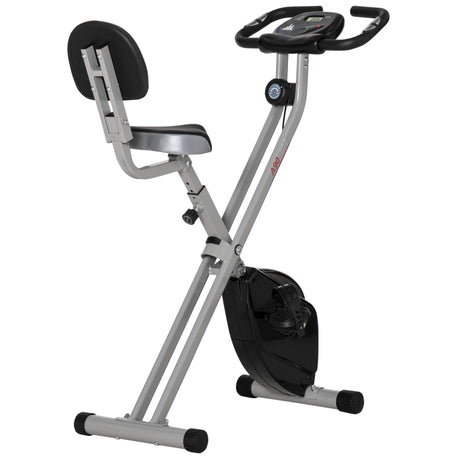 easycomfortsoozier cyclette da camera pieghevole 5 posizioni e 8 livelli di resistenza 43x97x109cm