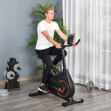 easycomfort easycomfort cyclette magnetica professionale da camera in acciaio e abs con sellino regolabile 100x50x116 126cm nero
