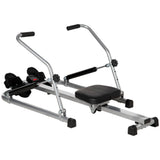 easycomfort vogatore pieghevole 4 livelli di resistenza e display acciaio e abs 129x70x70 cm