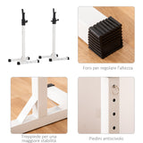 easycomfort easycomfort porta bilanciere universale in acciaio altezza regolabile su 12 livelli carico massimo 150kg
