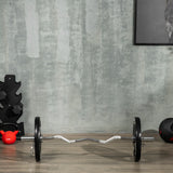 easycomfort set di 2 dischi pesi da 20kg in acciaio con rivestimento in gomma per bilanciere