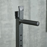 easycomfort supporto per bilanciere con altezza e larghezza regolabili in acciaio ed eva 60 87x65x121 158cm nero
