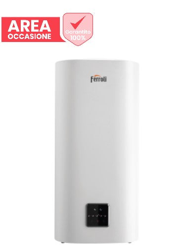 ferroli area occasioni scaldabagno elettrico doppio serbatoio ferroli titano twin 50 litri wi fi integrato