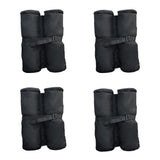 easycomfort piedistallo zavorra per ancoraggio gazebo 4 pezzi nero