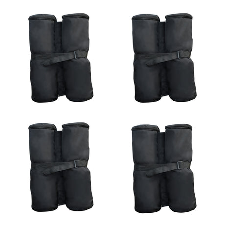 easycomfort piedistallo zavorra per ancoraggio gazebo 4 pezzi nero