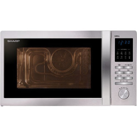 sharp microonde sharp r722stwe 25 litri 900 w a306xl513xp429 inox ean 4974019811611
