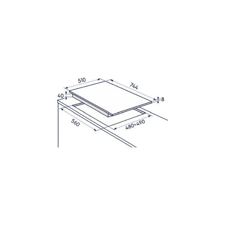 electrolux piano cottura a gas electrolux serie 600 kgs7536sx 5 fuochi l744xp51 inox ean 7332543613489